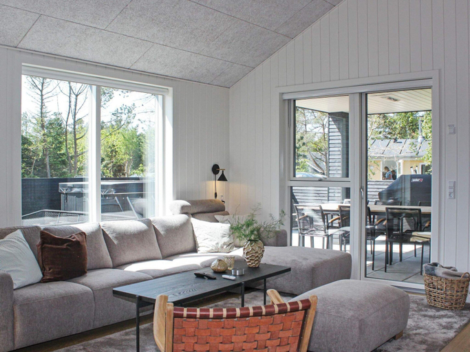 Living area, 4 Star Holiday Home in Blavand, Varde