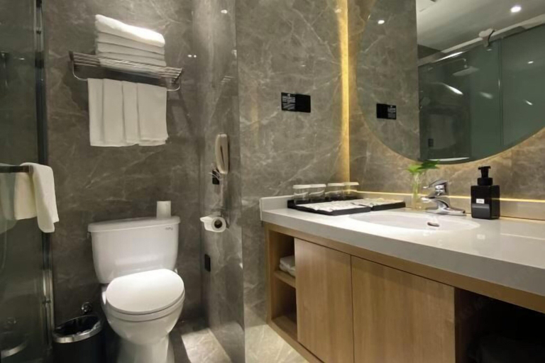 Bathroom 4, Wenbi Hotel, Changzhou