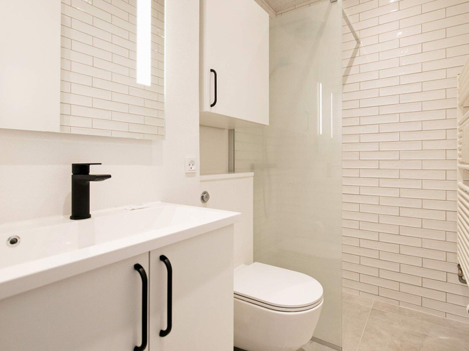 Bathroom 3, 6 person holiday home on a holiday park in Blokhus, Jammerbugt