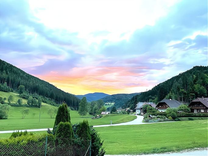 View from property 2, Chalet in Flattnitz Near Ski Slopes & Lakes, Sankt Veit an der Glan