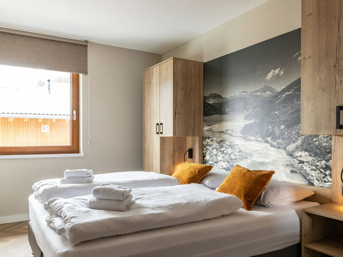 Bedroom 2, Apartment in Schruns Near Silvretta Ski Area, Bludenz