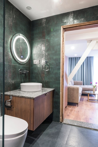 Bathroom 4, 9ine Thamel Hotel, Bagmati