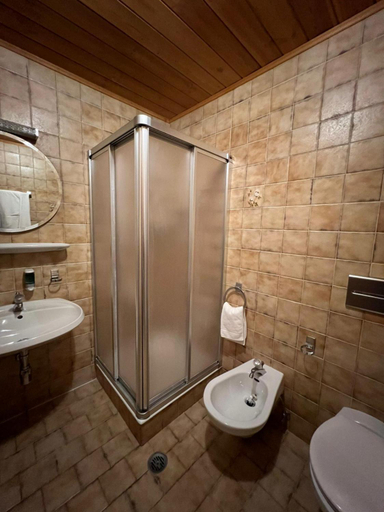 Bathroom, Alpin Hotel & Restaurant Frara, Bolzano