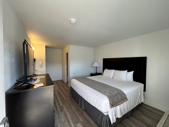 Bedroom 3, Four Sevens Motel, White Pine
