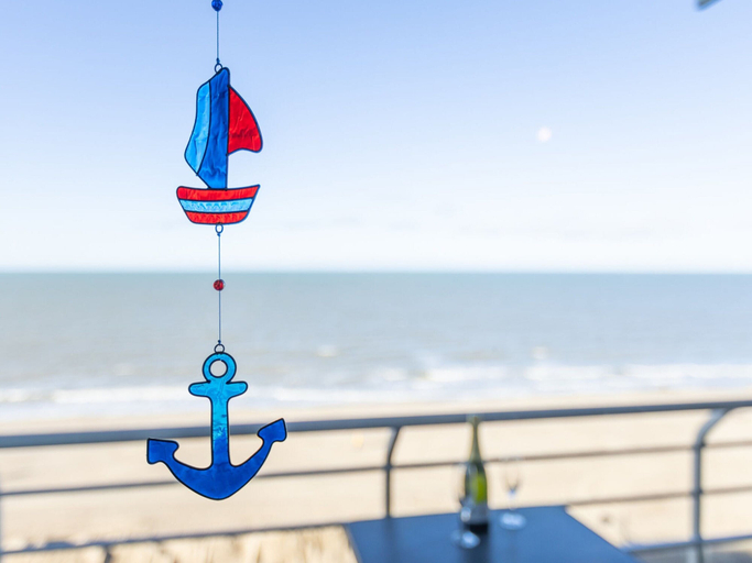 View from property 3, Apartment on the 6th Floor With sea View, West-Vlaanderen