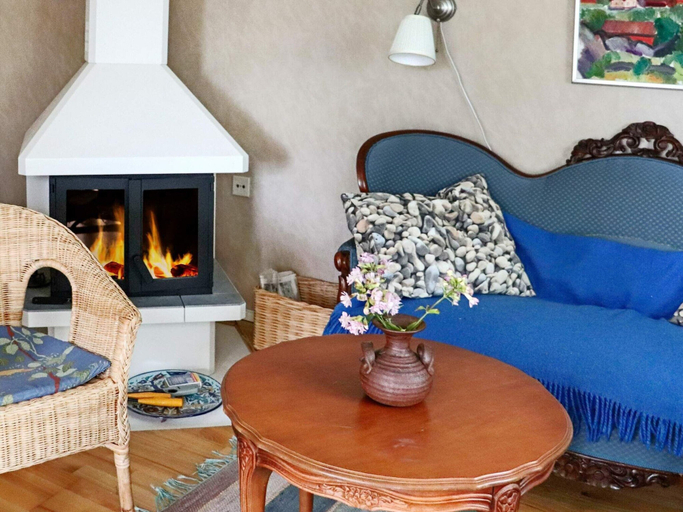 Living area, 4 Person Holiday Home in Fjaras, Mark