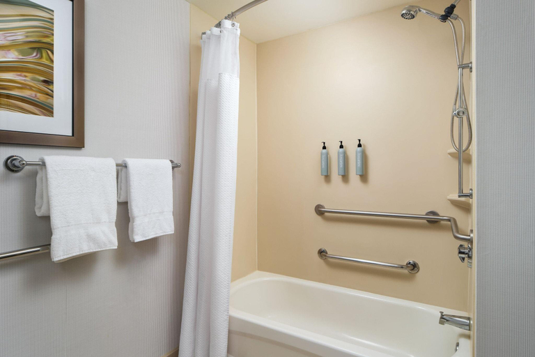 Bathroom 5, Courtyard by Marriott Akron Stow, Summit