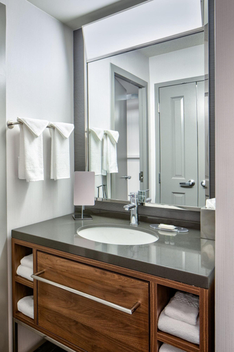 Bathroom 4, Courtyard Chicago Downtown/River North, Cook