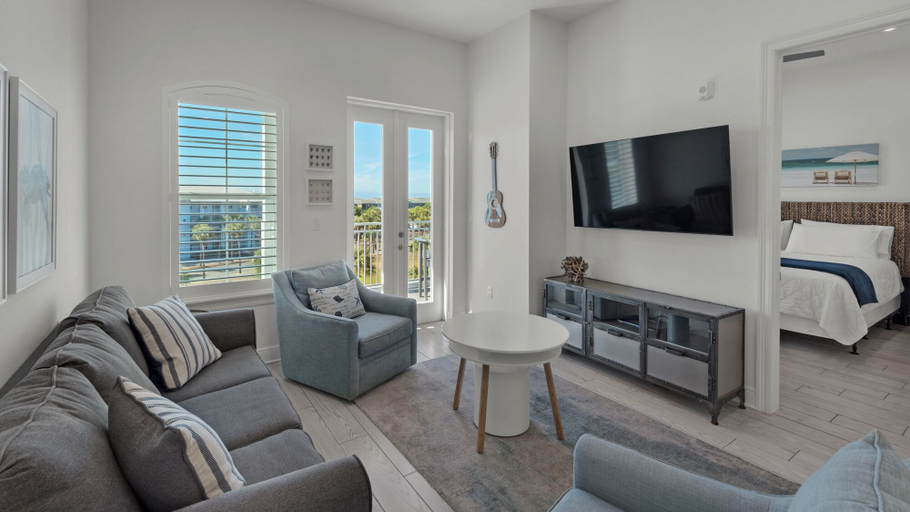 Bedroom 3, Modern + New Construction & Gulf Views; 3 Pools & Steps to Beach, Walton