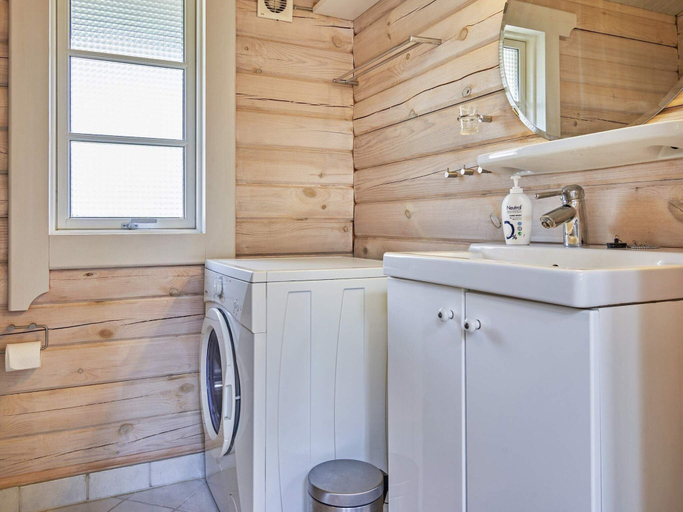 Bathroom, 6 Person Holiday Home in Ronne, Bornholm
