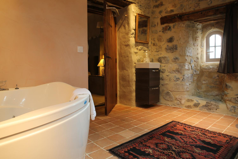 Bathroom 1, Chateau de la Rode, Gard