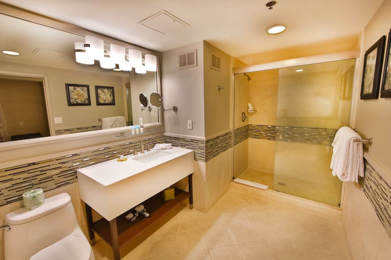 Bathroom 5, Caesars Atlantic City - A Caesars Destination, Atlantic
