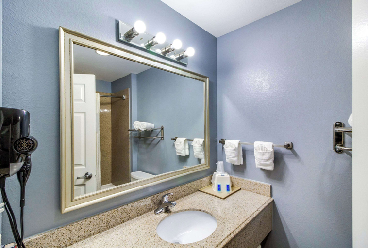 Bathroom 4, Rodeway Inn & Suites Port Arthur - Groves, Jefferson