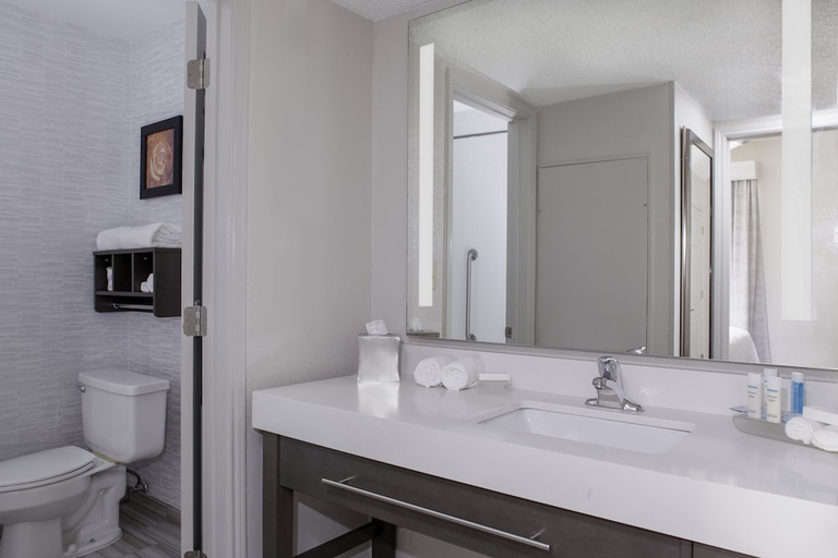 Bathroom 3, Homewood Suites Dallas Addison, Dallas