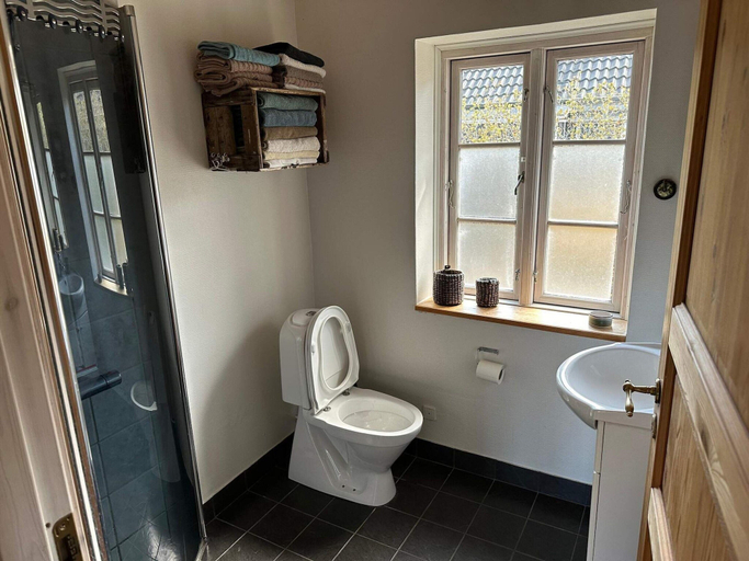 Bathroom, 6 Person Holiday Home in Kibaek, Herning