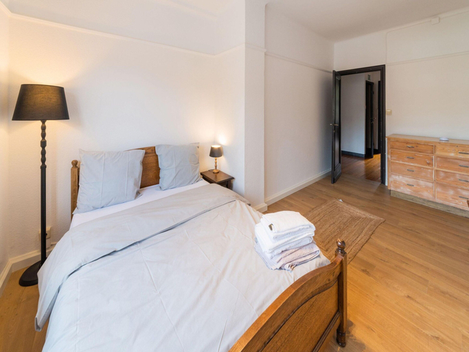 Bedroom 2, Luxury Chalet in Jalhay With Private Sauna, Liège