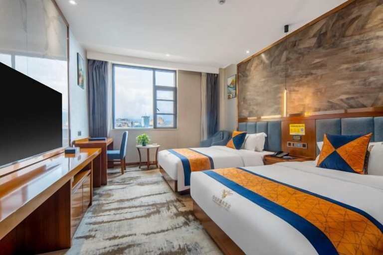 Bedroom 2, Jingan Haoting Hotel, Lincang