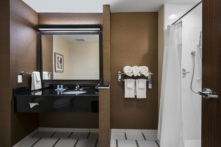 Bathroom 5, Fairfield Inn & Suites Little Rock Benton, Saline
