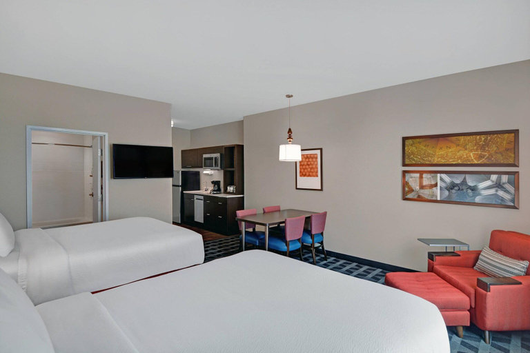 Bedroom 3, Towneplace Suites By Marriott Indianapolis Downtow, Marion