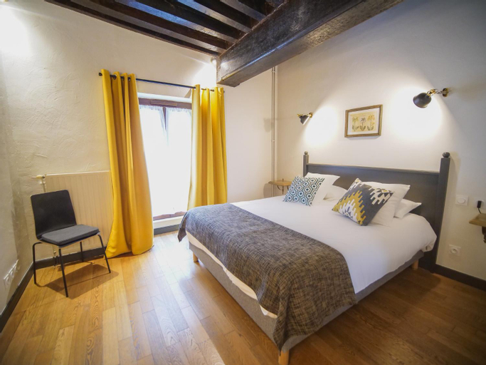 Bedroom 2, Hotel Athanor Centre, Côte-d'Or