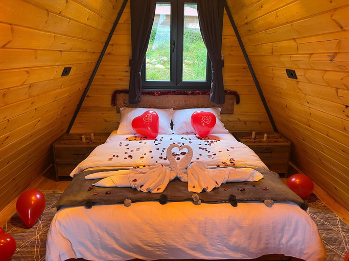 Bedroom 2, AĞARAN Wooden Houses, Çayeli