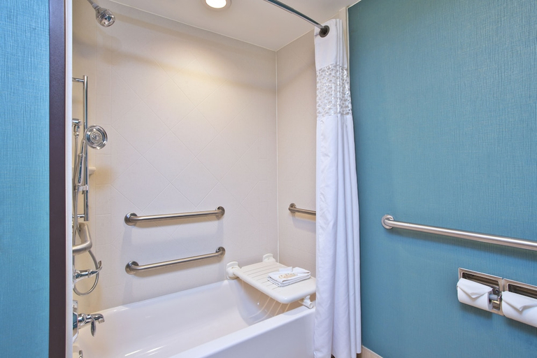 Bathroom 4, Hampton Inn by Hilton Chicago-Midway Airport, Cook