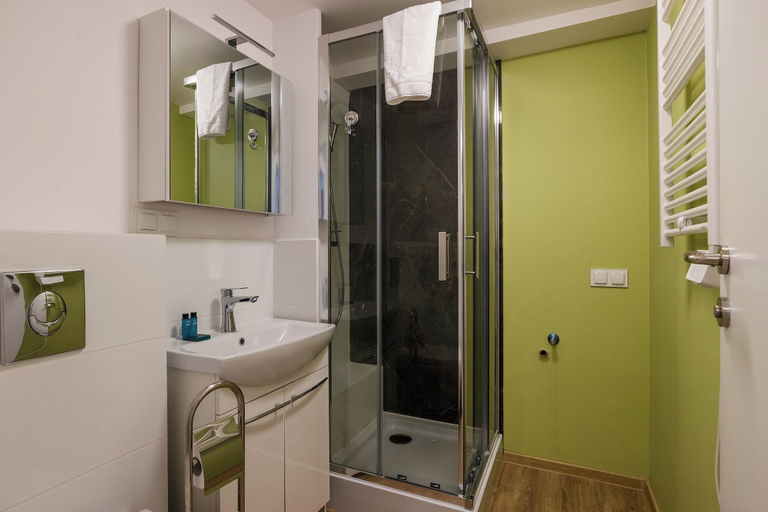 Bathroom, ShortStayPoland Batorego B163, Warsaw