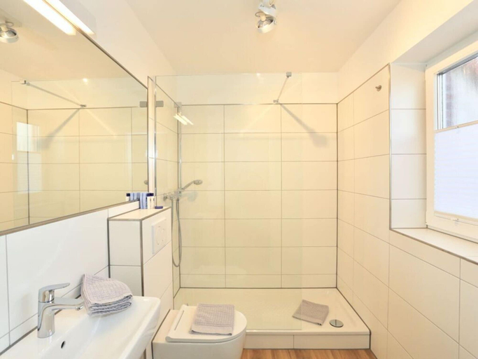 Bathroom, Nice Holiday Home With Terrace, Aurich