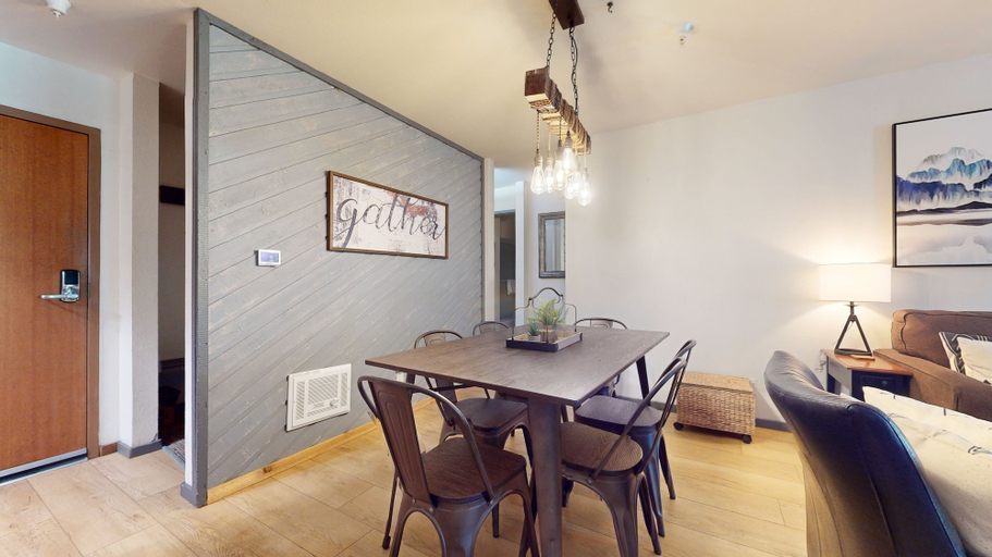 Dining 5, Aspen Creek #115 2 Bedroom Condo by RedAwning, Mono