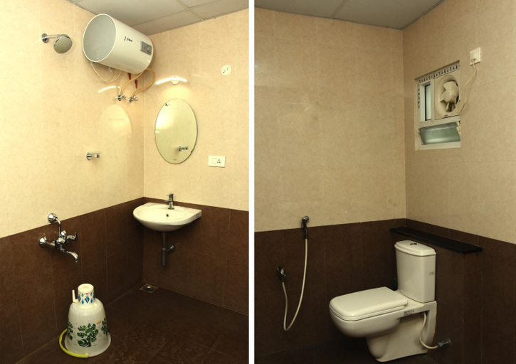 Bathroom 5, Temple stay - Uma Residency and Guest House, Nagappattinam