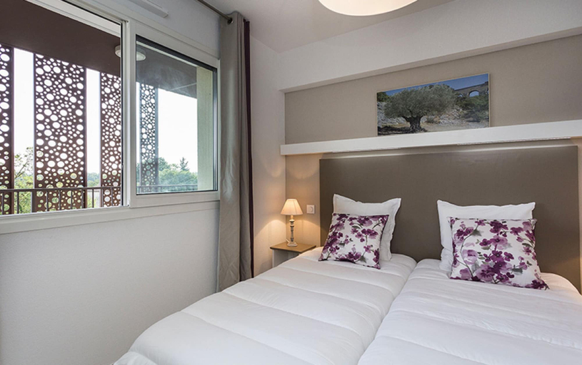 Bedroom 3, Residhotel – Résidence Pont du Gard, Gard