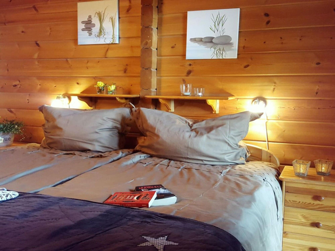 Bedroom 3, Finnish log House With Sauna and Fireplace, Schleswig-Flensburg