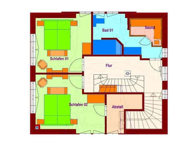 Floor plan 2, Holiday Home Wave Modern Retreat, Vorpommern-Rügen