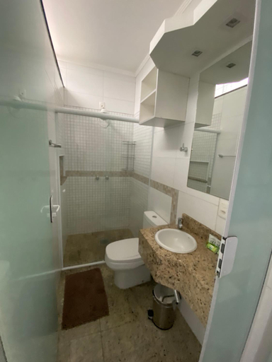 Bathroom 2, Apart Hotel Seg Total Lofts Encantadores, Mogi Guaçu