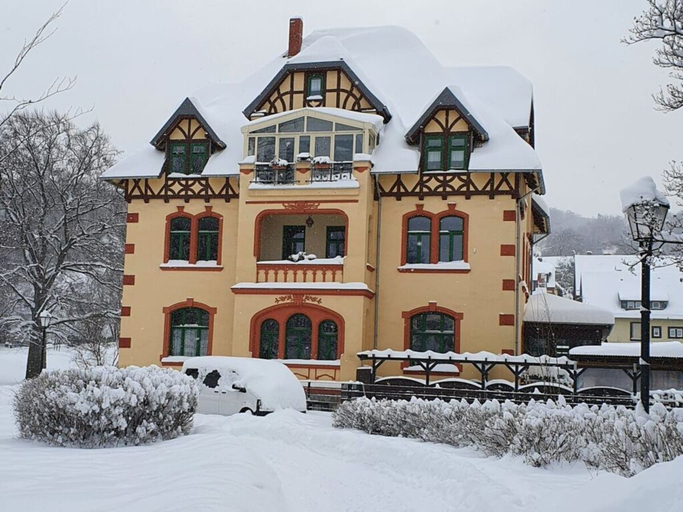 Exterior & Views 2, Apartment 1 in an Art Nouveau Villa, Harz