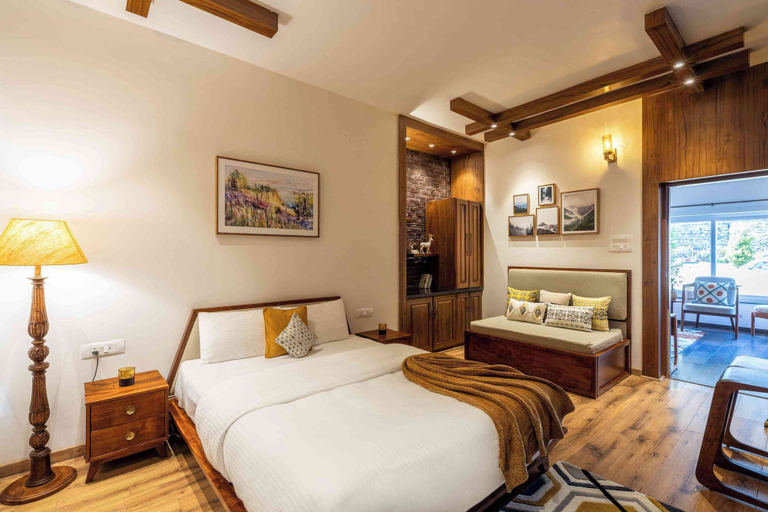 Bedroom 2, amã Stays & Trails Barefoot Bungalow, Dhanaulti, Dehradun