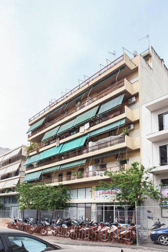 Exterior & Views, Urban Cosy 2 Bd Apt Near Metro w Balcony, Attica