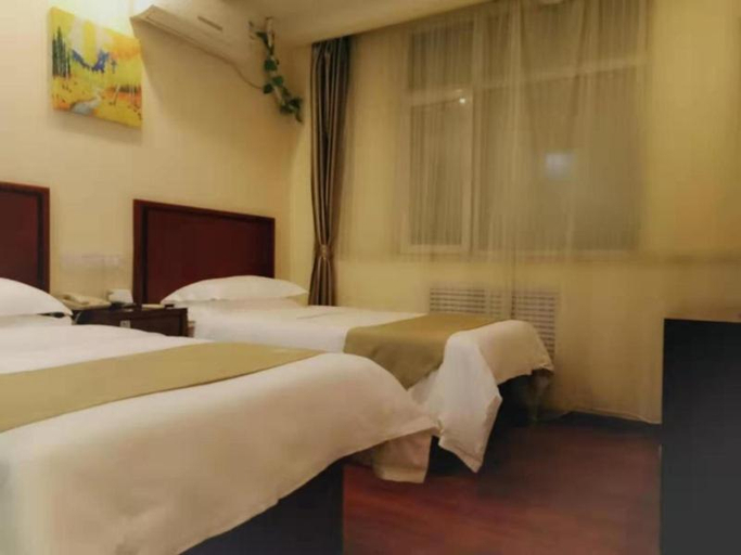 Bedroom 3, GreenTree Inn Taiyuan Wanbailin District South Inner Ring Qiaoxi Express Hotel, Taiyuan