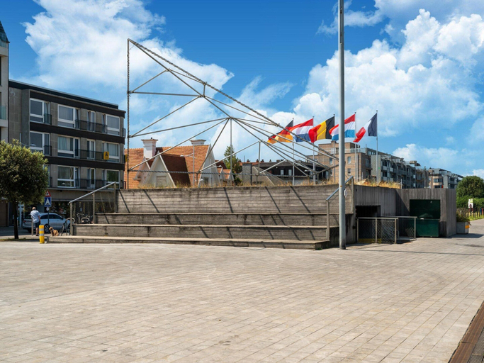 View from property 2, Bright Coastal Stay in Bredene, West-Vlaanderen