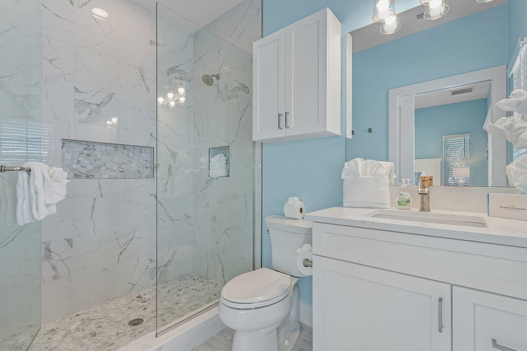 Bathroom 4, Beach Time 146 Delmar Ave 3 Bedroom Home by RedAwning, Lee
