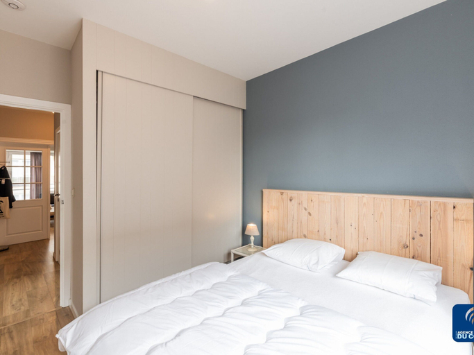 Bedroom 2, Goethe 0202 Furnished Apartment With sea View, West-Vlaanderen