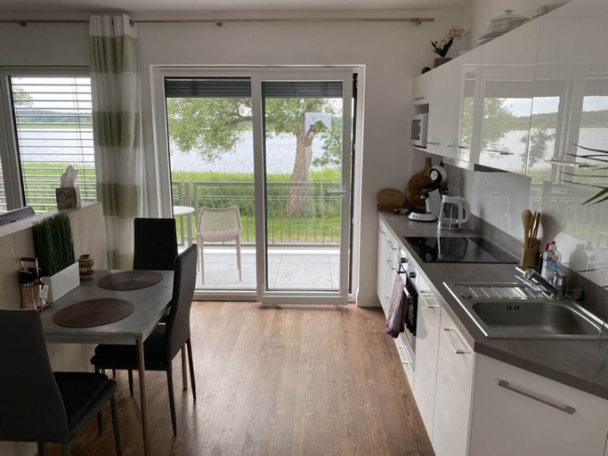 Private kitchen, Holiday Apartment Feisneckblick, Mecklenburgische Seenplatte