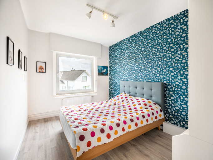 Bedroom 3, Nice Apartment in Koksijde With Balcony, West-Vlaanderen