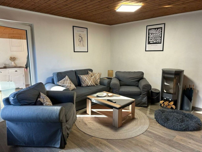 Living area, Waldhaus No.15 Modern Retreat, Vorpommern-Greifswald
