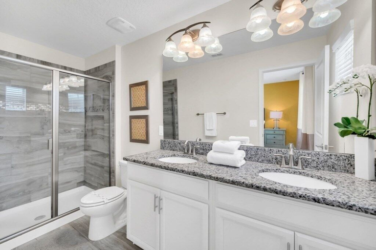 Bathroom 3, 4710kings 6 Bedroom Villa by RedAwning, Osceola