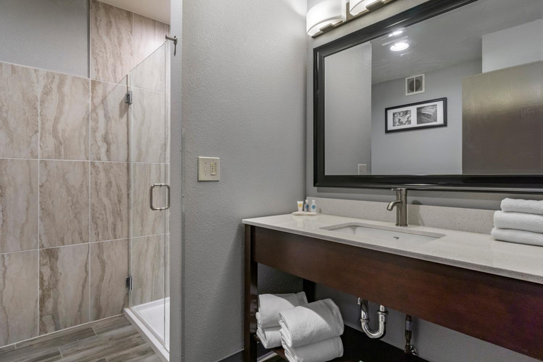 Bathroom 5, Comfort Inn Kent - Seattle, King