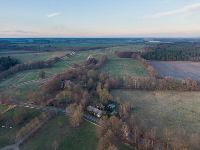 Aerial view, in the Estate Worker's House, Prignitz