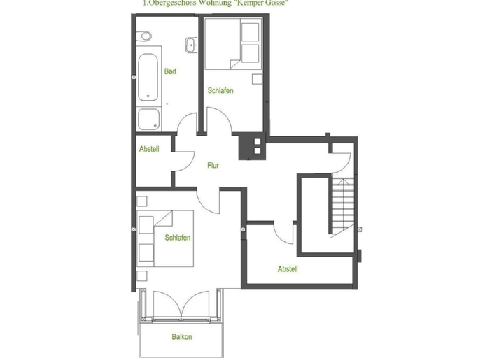Floor plan 4, Pleasant Apartment in Ostbevern, Warendorf