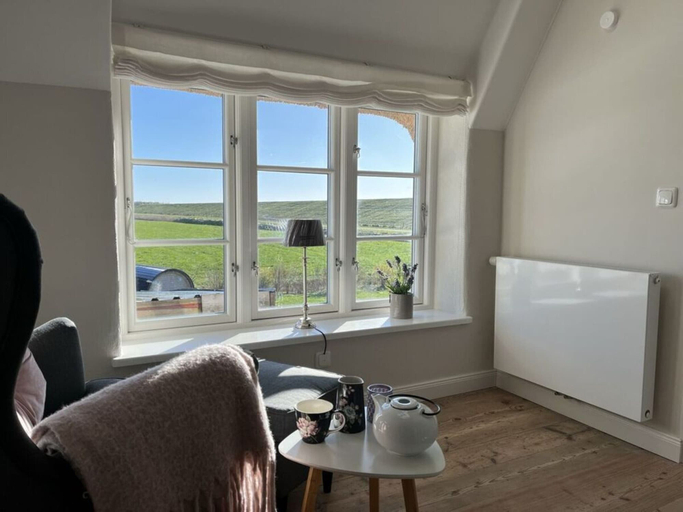 View from property, "peerboos" in the Haus am Deich, Nordfriesland