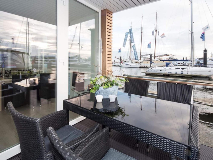 View from property, Houseboat Possibility 7, Lübeck